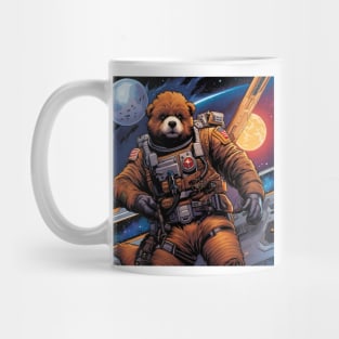 Teddy as a new recruit in the space Force Mug